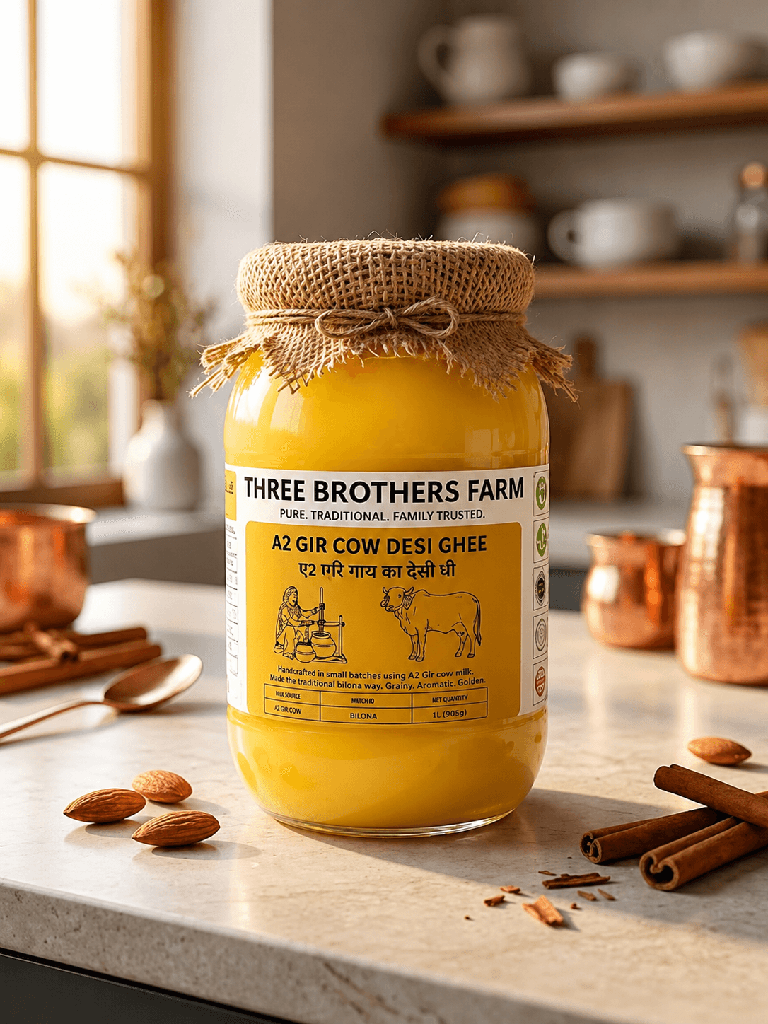 Three Brothers Farm A2 Desi Ghee